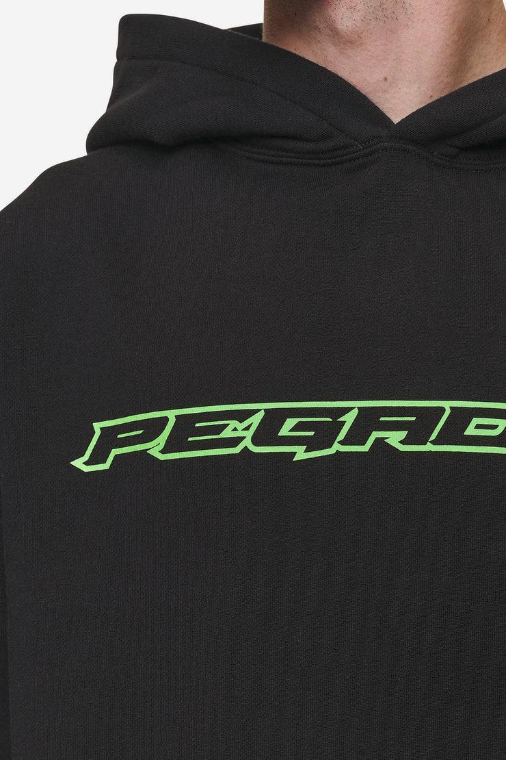 Pegador Alden Oversized Hoodie Washed Black Sonderangebote