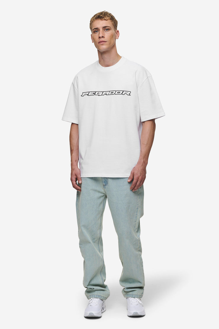 Pegador Alden Oversized Tee White Riesige Ersparnisse