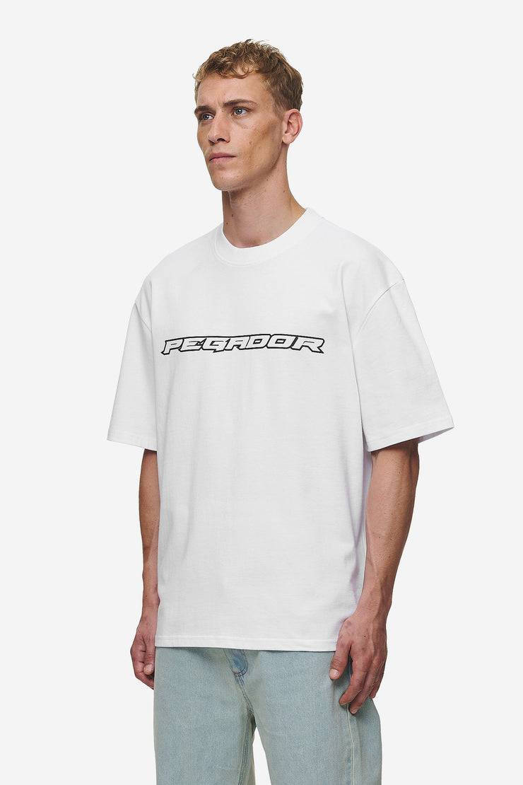 Pegador Alden Oversized Tee White Riesige Ersparnisse