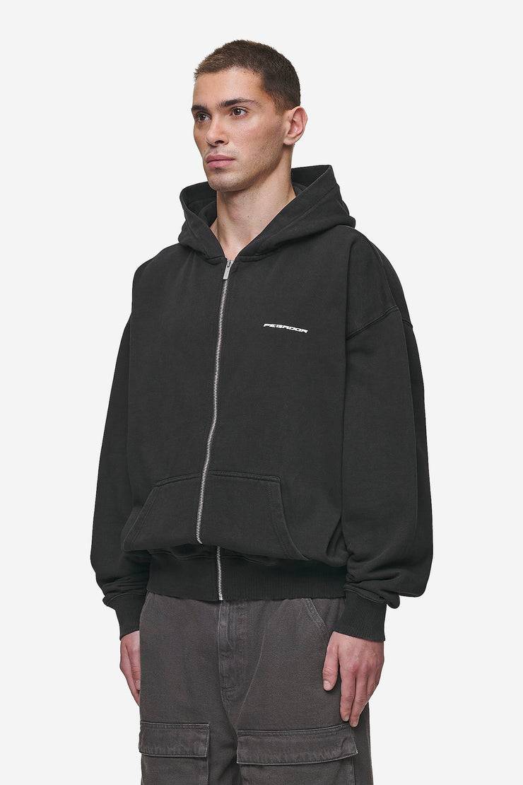Pegador Dubose Oversized Sweat Jacket Vintage Black Letzte 2 Tage