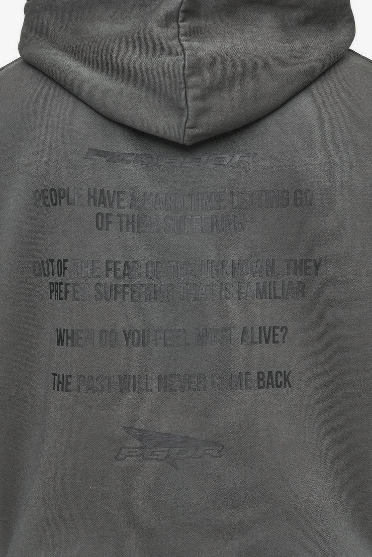 Pegador Dubose Oversized Hoodie Vintage Anthracite Letzter Tag