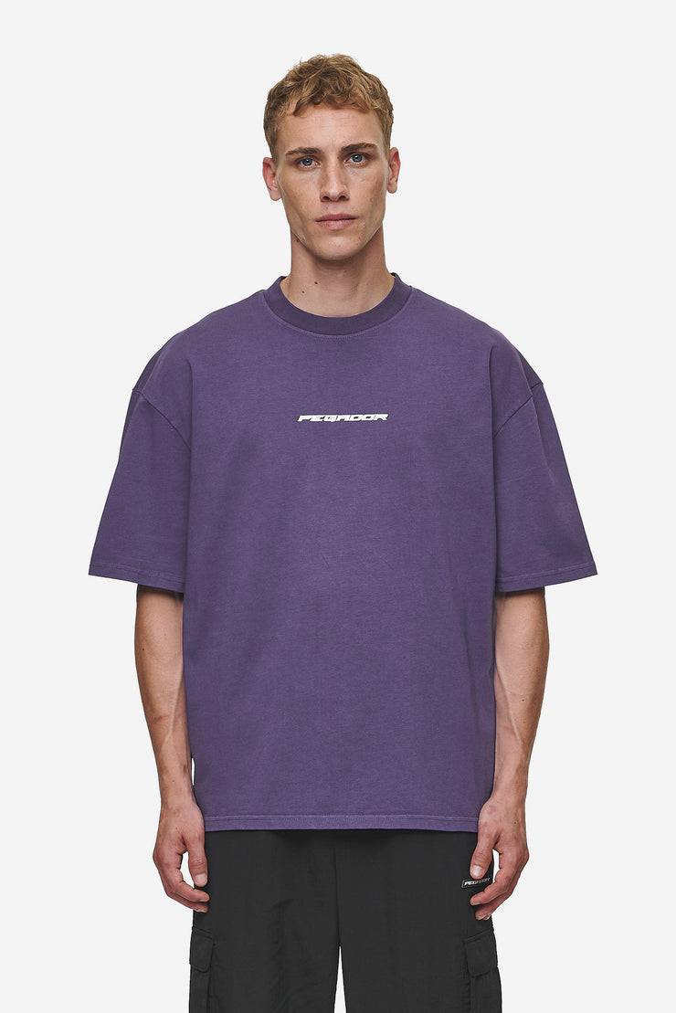Pegador Dubose Oversized Tee Vintage Deep Purple Zeitbegrenzte Promotion