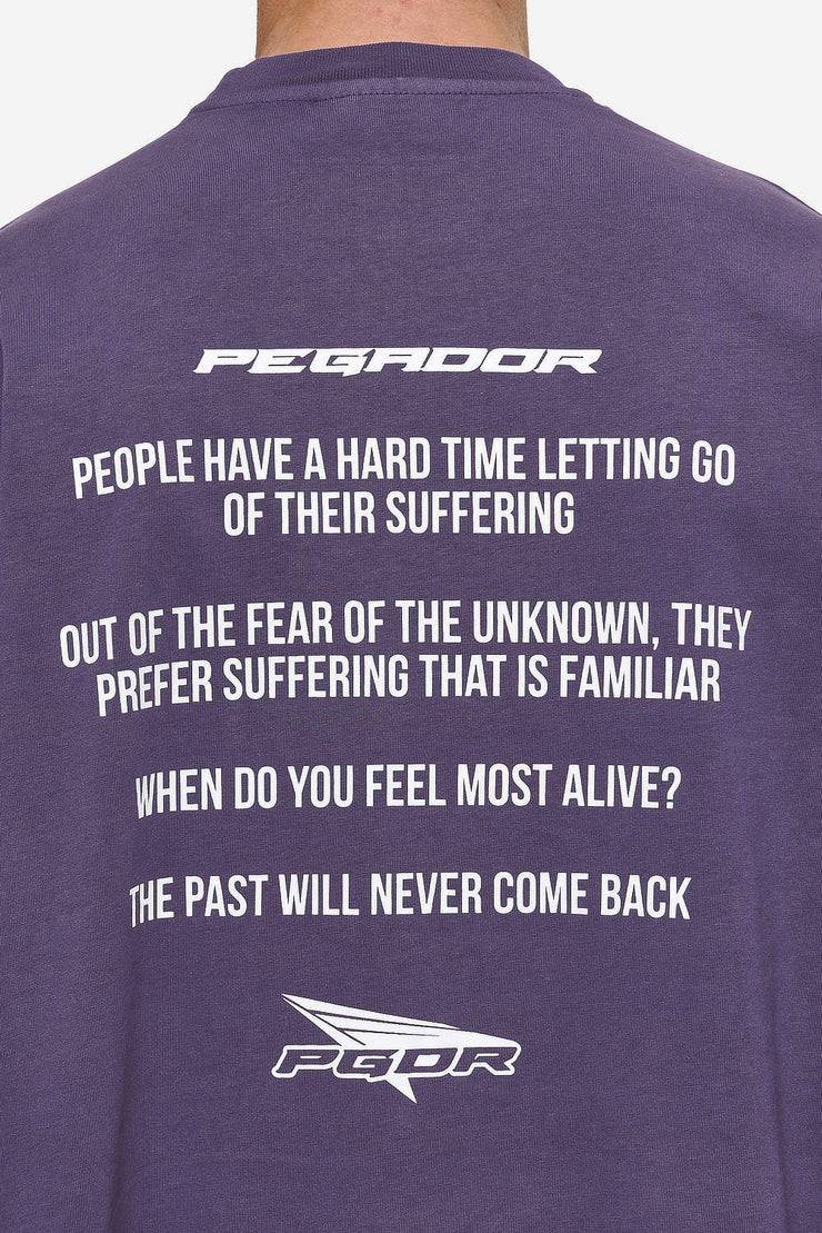 Pegador Dubose Oversized Tee Vintage Deep Purple Zeitbegrenzte Promotion
