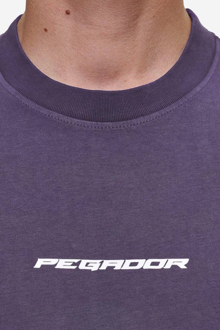 Pegador Dubose Oversized Tee Vintage Deep Purple Zeitbegrenzte Promotion