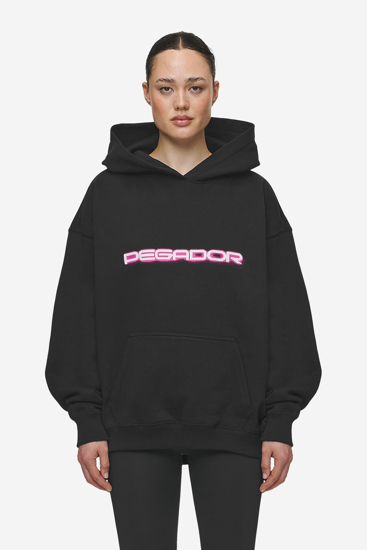Pegador Mila Oversized Hoodie Washed Black Clearance-Verkauf