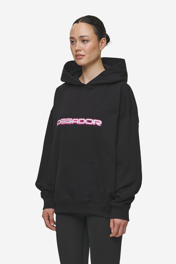 Pegador Mila Oversized Hoodie Washed Black Clearance-Verkauf