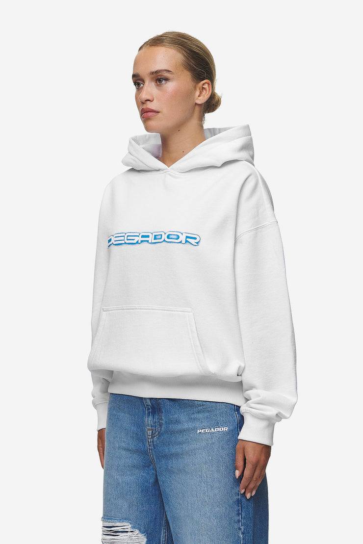 Pegador Mila Oversized Hoodie White Kostenloser Versand international