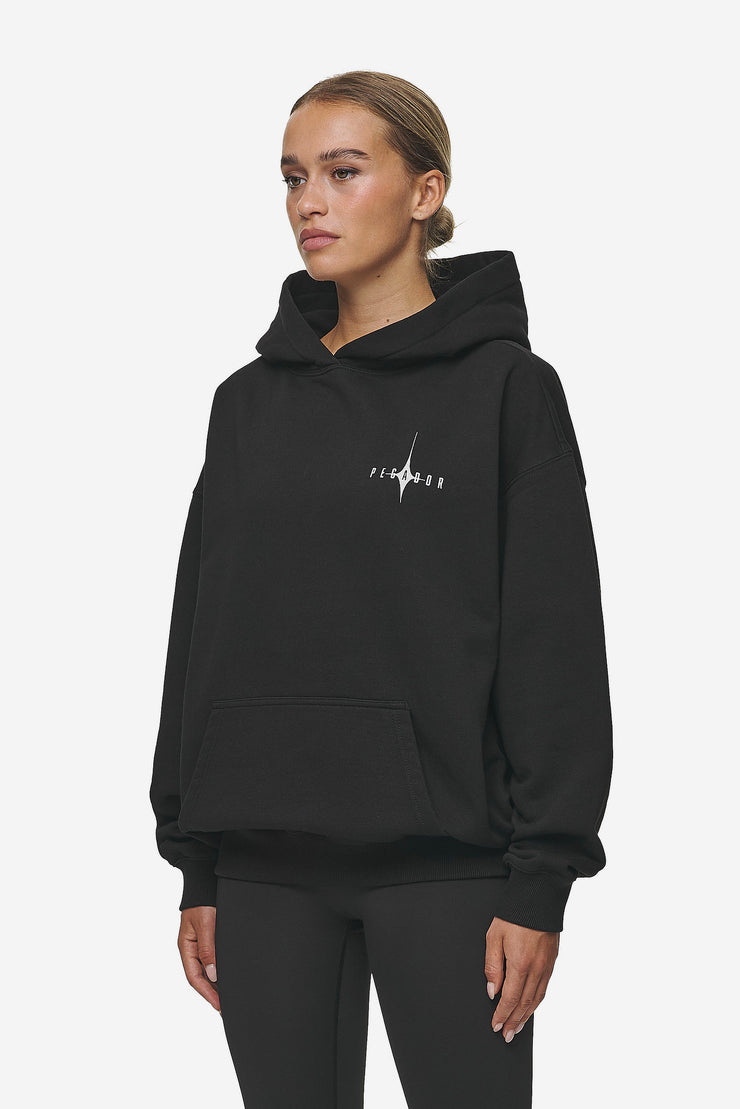 Pegador Nena Oversized Hoodie Washed Black Begrenzt auf 3 Tage