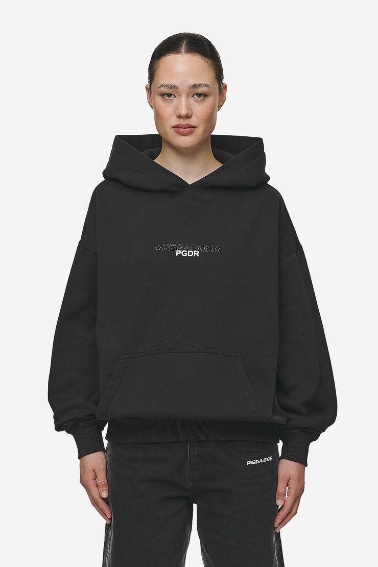 Pegador Sonia Oversized Hoodie Washed Black Speichern exportieren