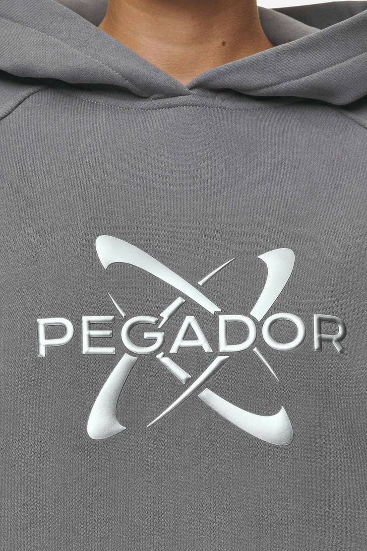 Pegador Klaria Oversized Hoodie Washed Deep Grey Im Verkauf