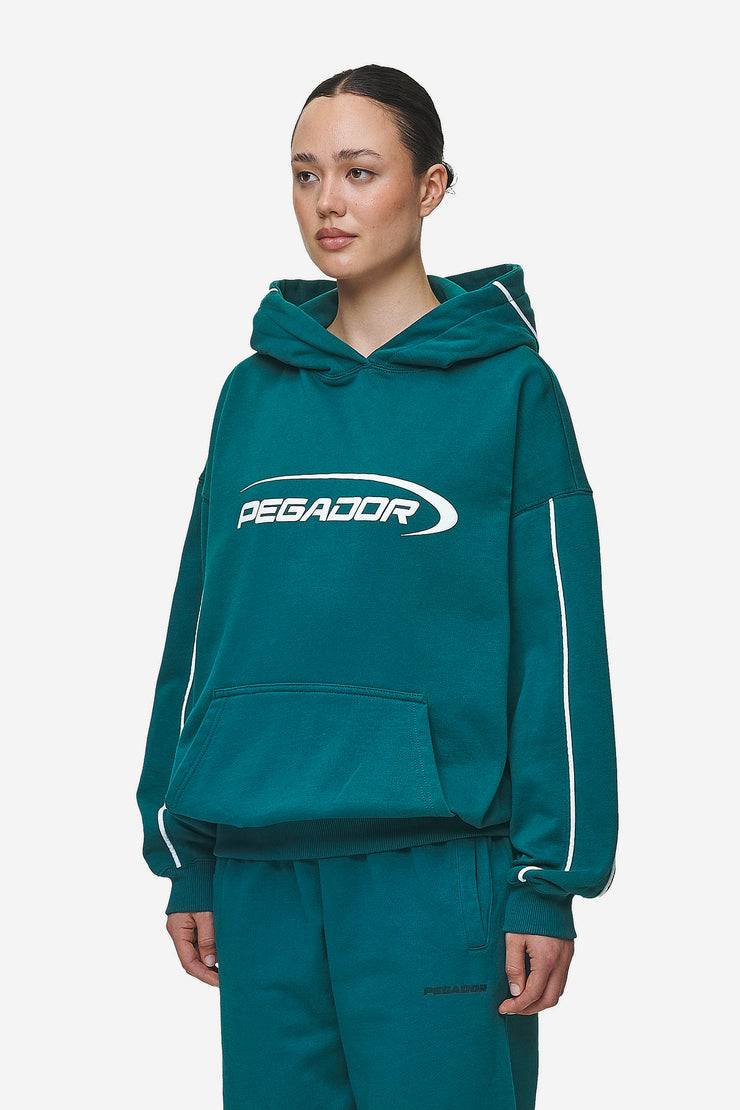 Pegador Naomi Oversized Hoodie Washed Urban Turquoise 50% Rabatt für begrenzte Zeit