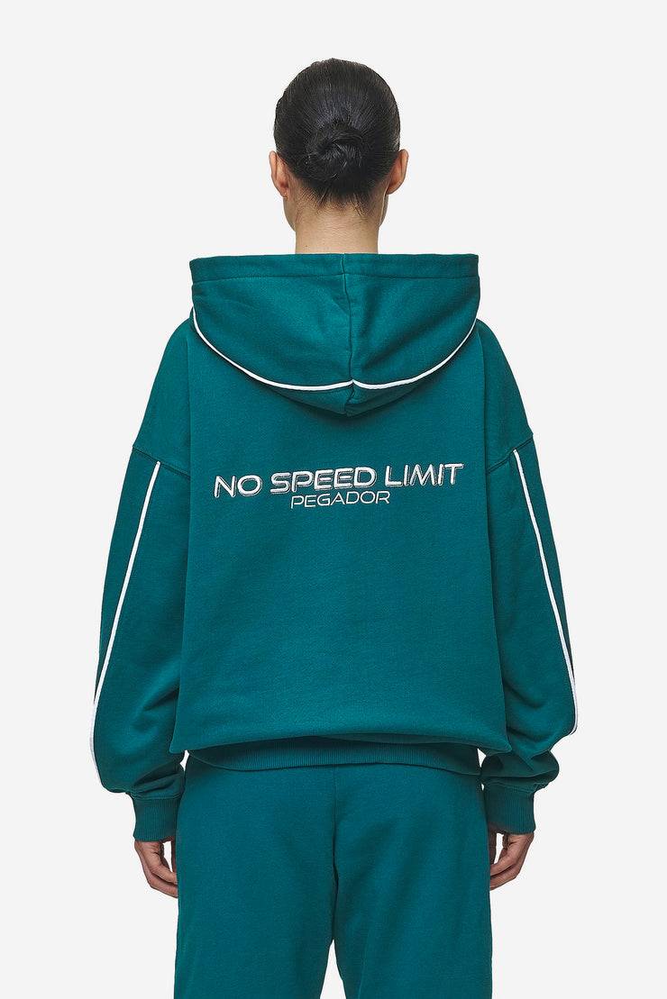 Pegador Naomi Oversized Hoodie Washed Urban Turquoise 50% Rabatt für begrenzte Zeit