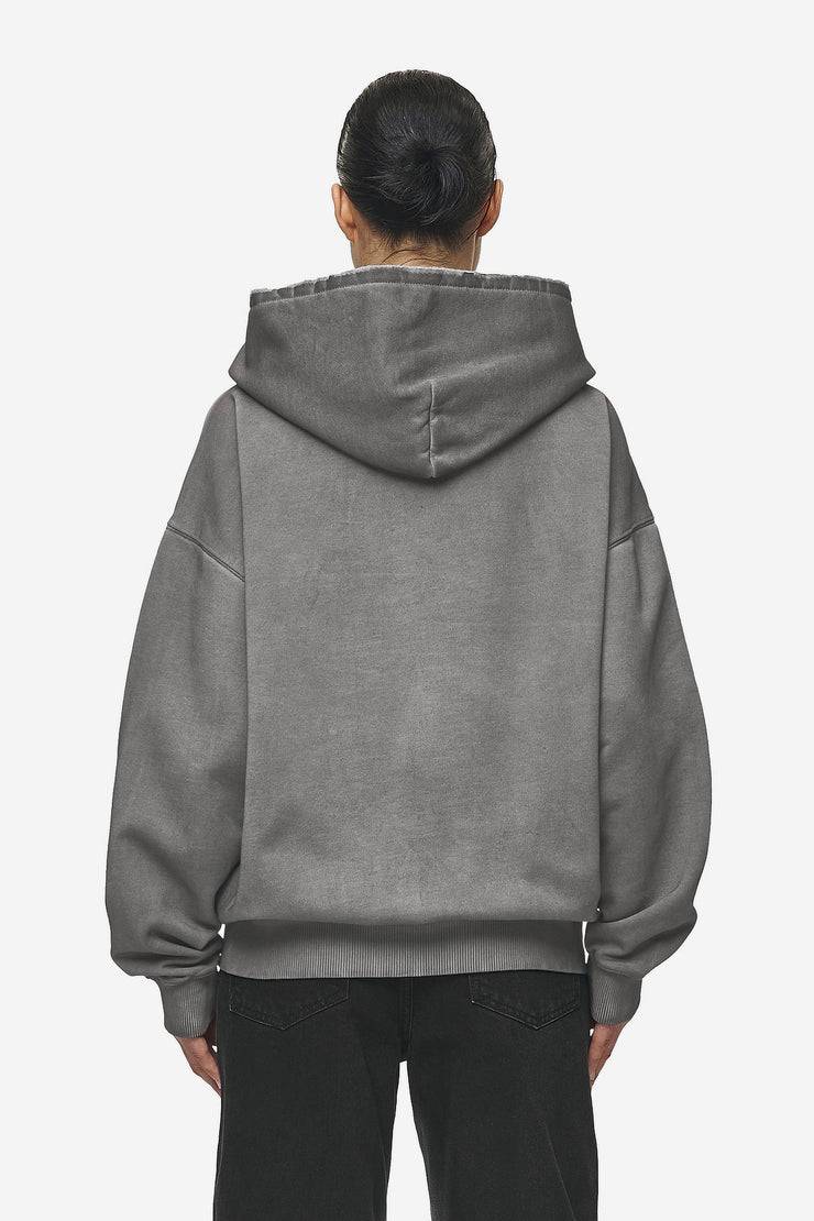 Pegador Julia Oversized Sweat Jacket Oil Dyed Deep Grey Outlet