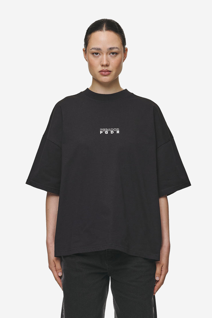 Pegador Nisa Heavy Oversized Tee Washed Black Angebote