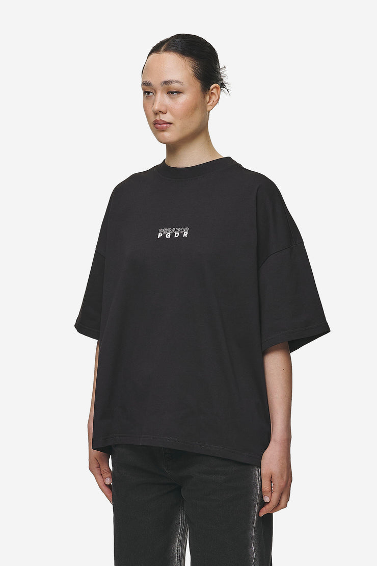 Pegador Nisa Heavy Oversized Tee Washed Black Angebote