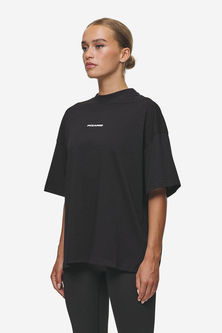 Pegador Bracy Heavy Oversized Tee Black White Gum Günstiger Verkauf