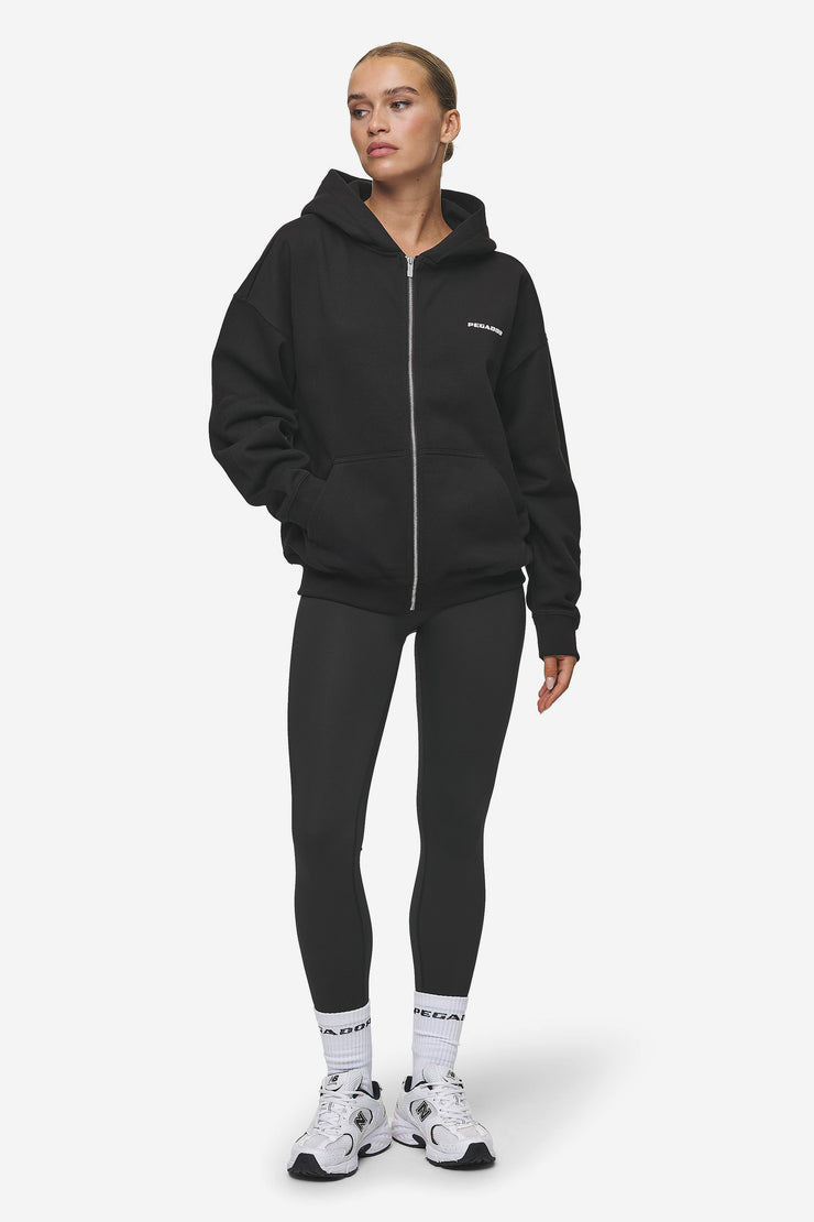 Pegador Clarita Oversized Sweat Jacket Black White Gum Rabatt