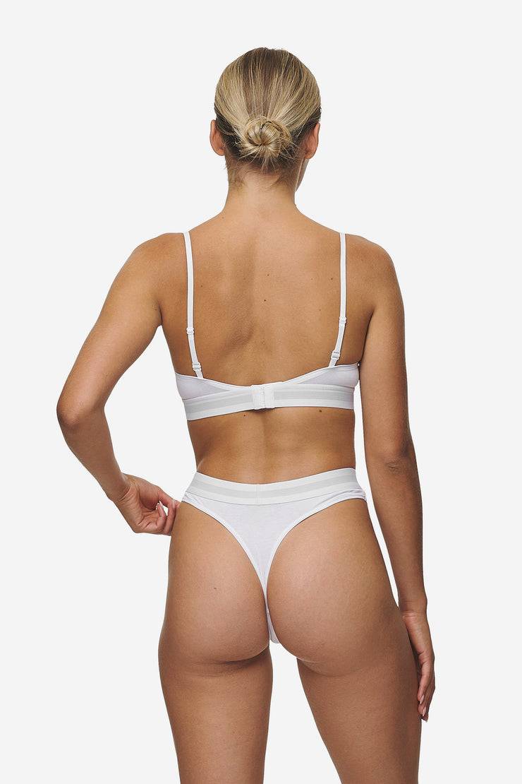 Pegador Senya Triangle Bralette White Black Online Shopping