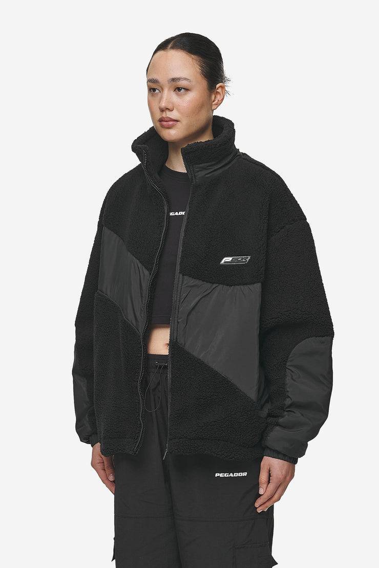 Pegador Risa Teddy Fabric Mix Jacket Black Exklusive Angebote
