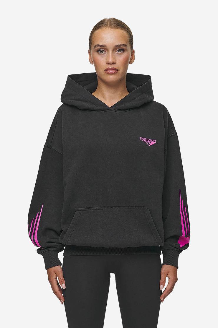 Pegador Mei Oversized Hoodie Vintage Black Räumungsverkauf