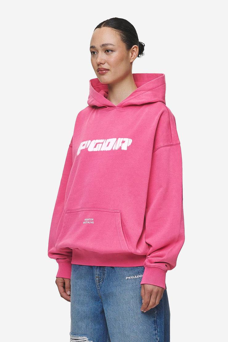 Pegador Suta Oversized Hoodie Vintage Digital Pink Sonderangebote