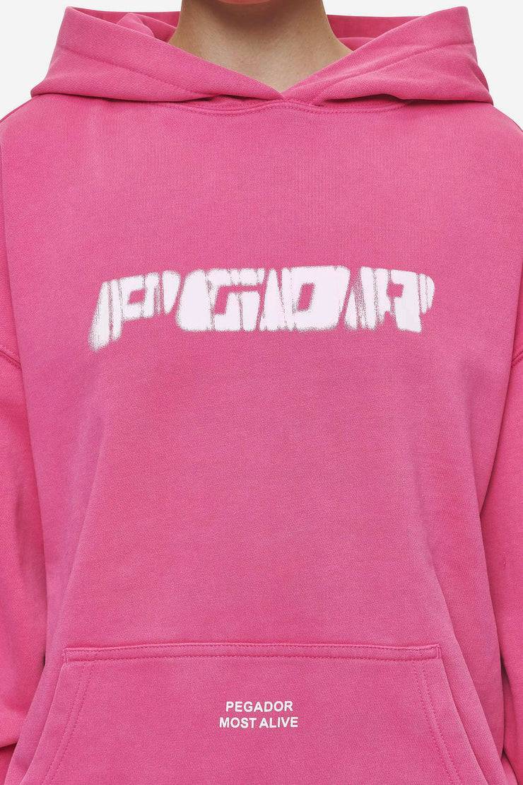 Pegador Suta Oversized Hoodie Vintage Digital Pink Sonderangebote