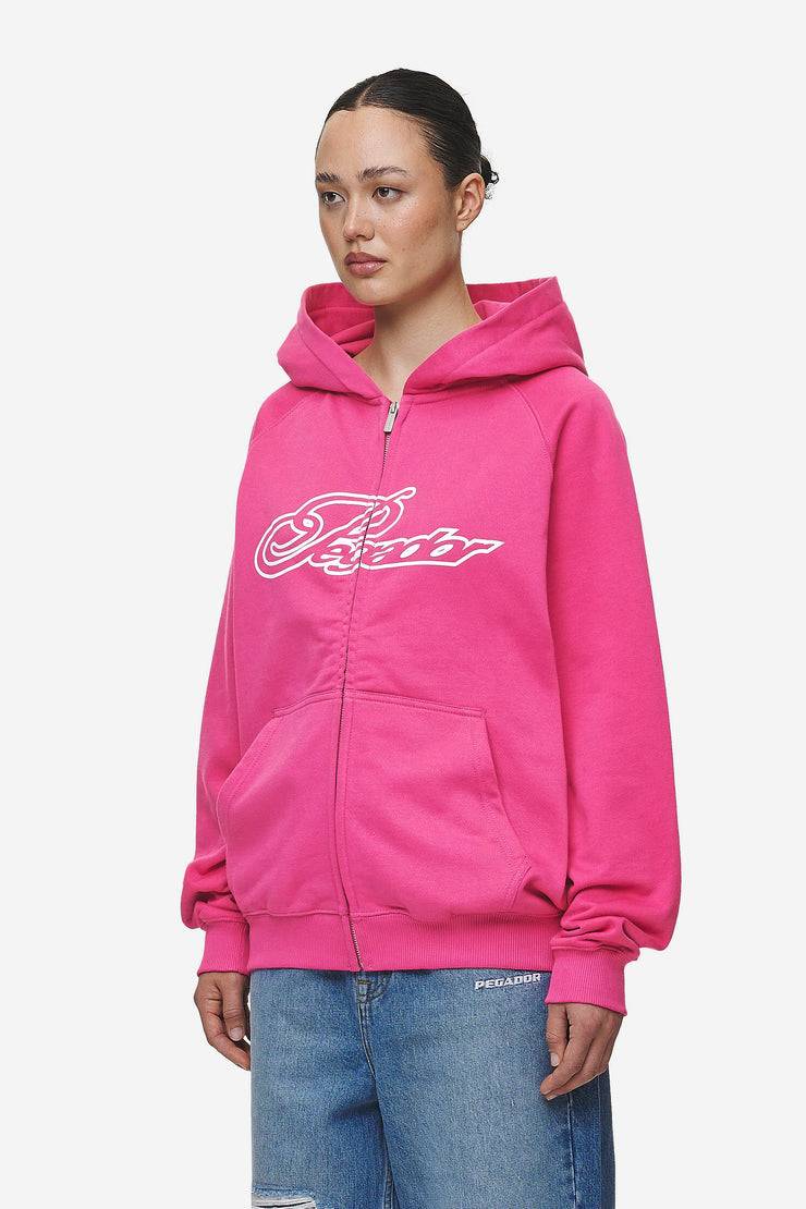 Pegador Anna Oversized Sweat Jacket Washed Digital Pink Wochenangebot