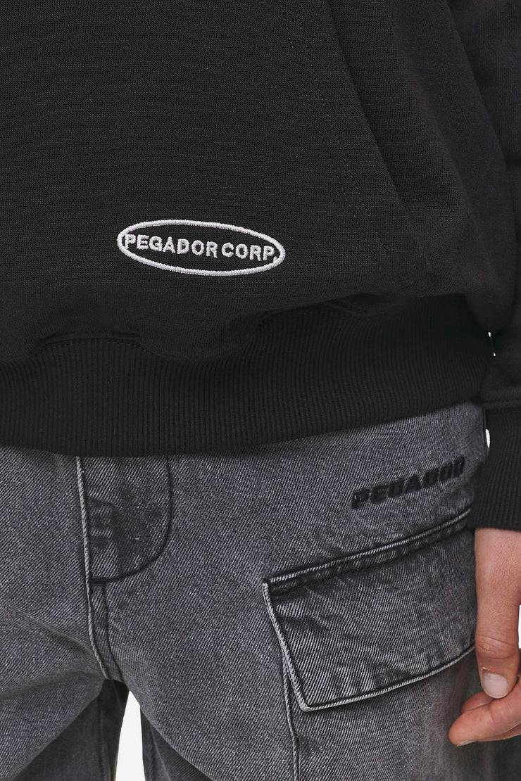 Pegador Sora Oversized Hoodie Washed Black JETZT KAUFEN