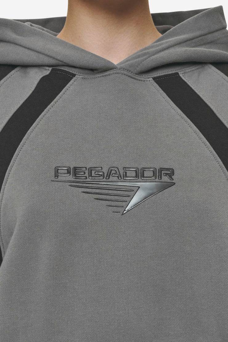 Pegador Amira Oversized Hoodie Washed Deep Grey Black Zeitbegrenzte Promotion