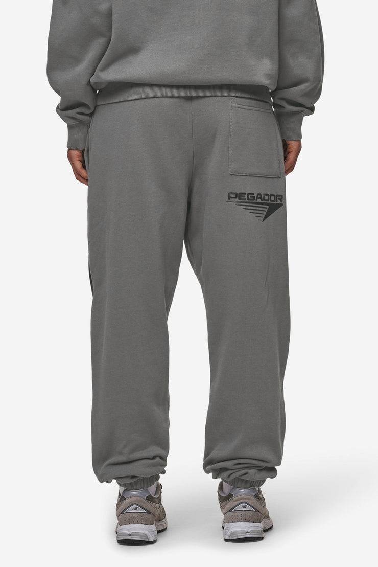 Pegador Amira High Waisted Sweat Pants Washed Deep Grey Black Bis zu 50% Rabatt