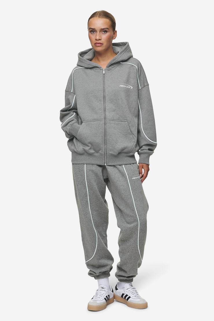 Pegador Silvi High Waisted Sweat Pants Deep Grey Melange Bis zu 65% Rabatt