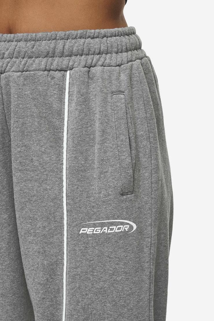 Pegador Silvi High Waisted Sweat Pants Deep Grey Melange Bis zu 65% Rabatt