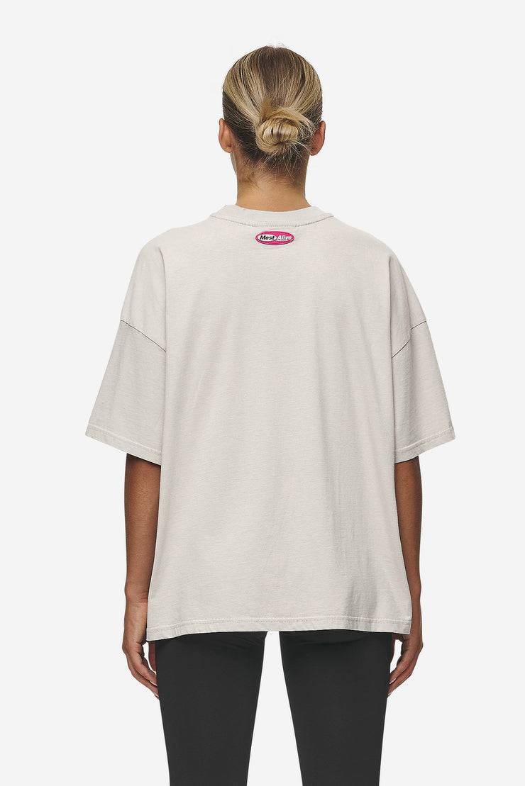 Pegador Tori Heavy Oversized Tee Washed Moon Grey Nur für heute