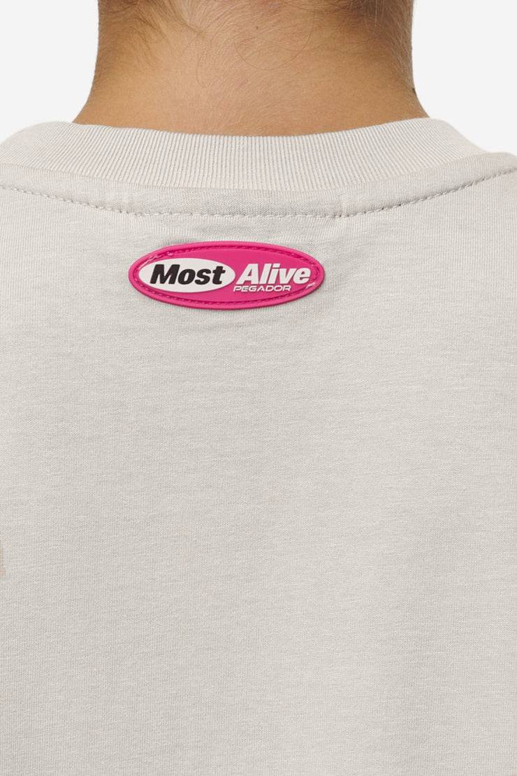Pegador Tori Heavy Oversized Tee Washed Moon Grey Nur für heute