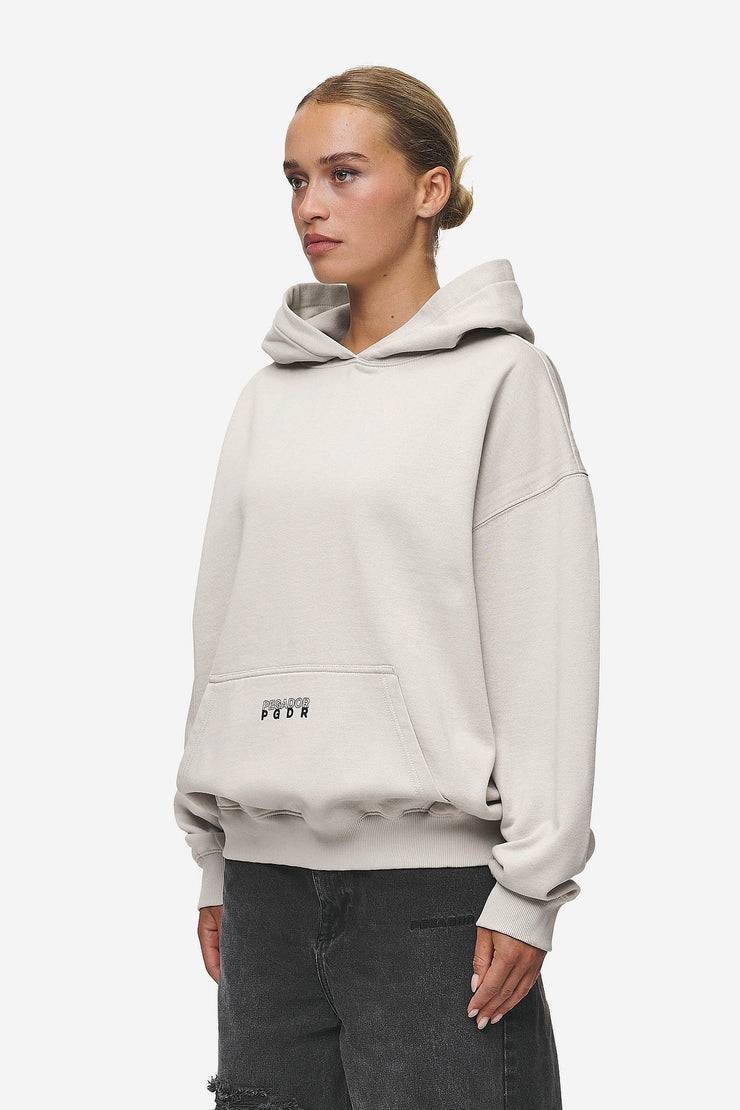 Pegador Nisa Oversized Hoodie Washed Moon Grey Sonderangebot der Fabrik