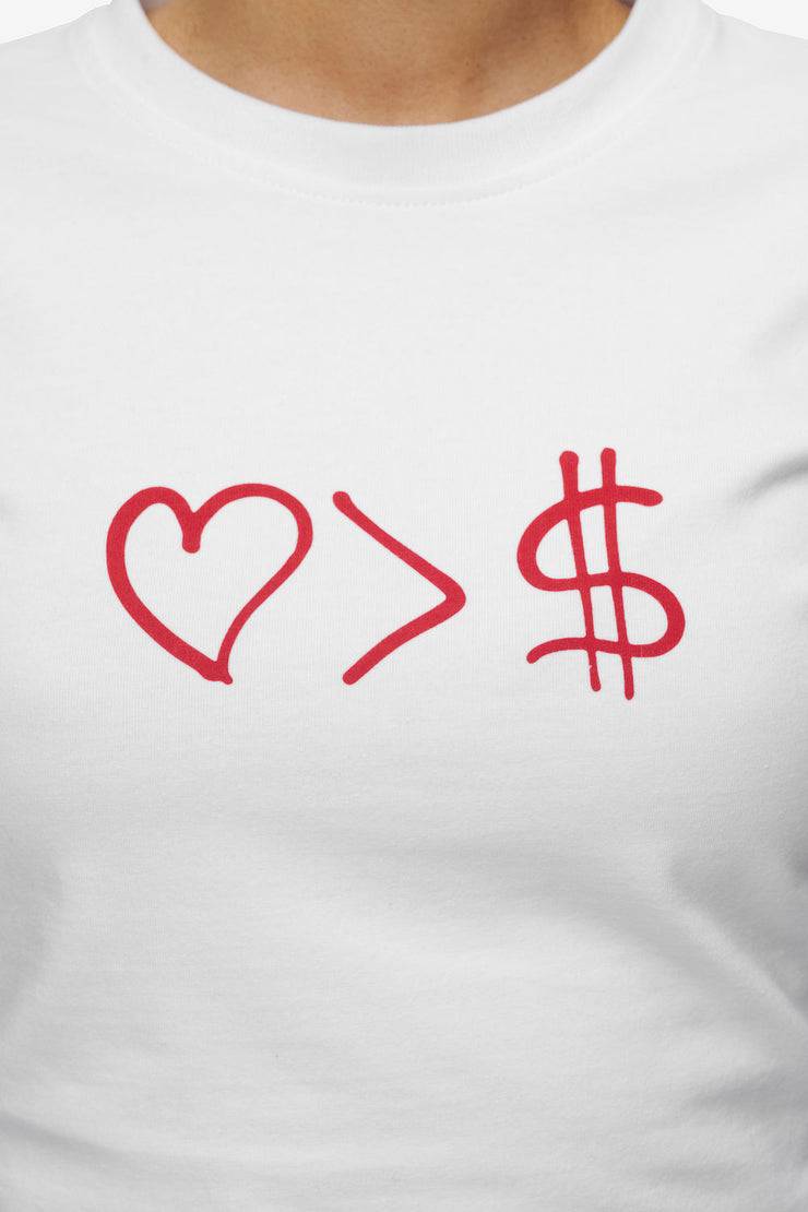 Pegador Jayde Baby Tee White Red Fabrikladen