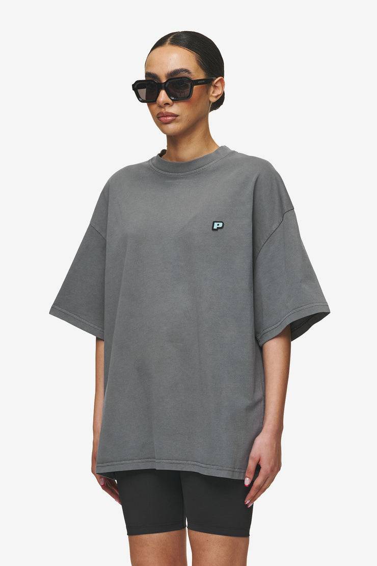 Pegador Leono Boxy Tee Vintage Grey Sky Blue Gum 2025
