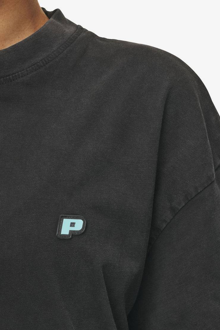 Pegador Leono Boxy Tee Vintage Black Sky Blue Gum Auslauf
