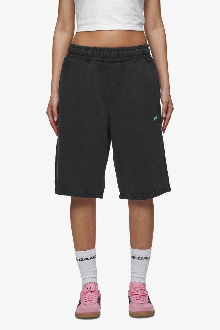 Pegador Leono Overknee Heavy Sweat Shorts Vintage Black Gum Verkauf