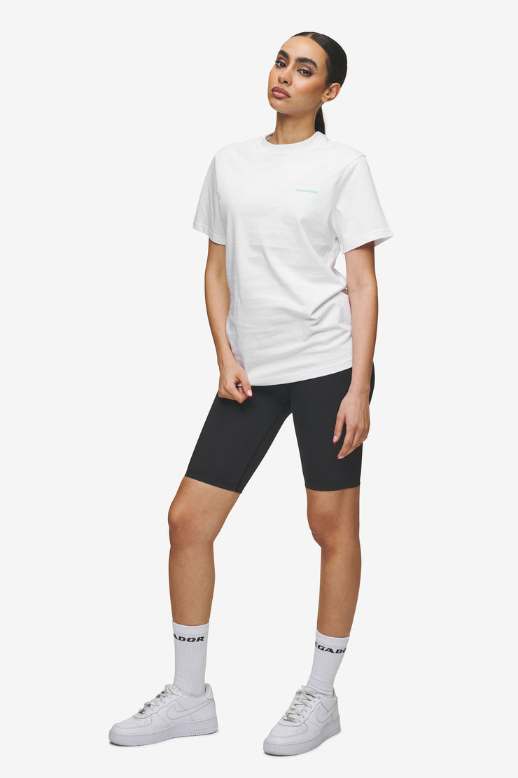 Pegador Logo Slim Tee White Sky Blue Meist gekauft