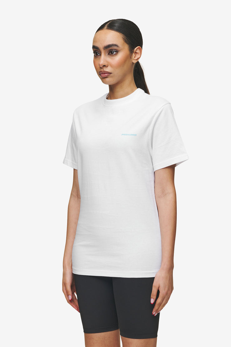 Pegador Logo Slim Tee White Sky Blue Meist gekauft