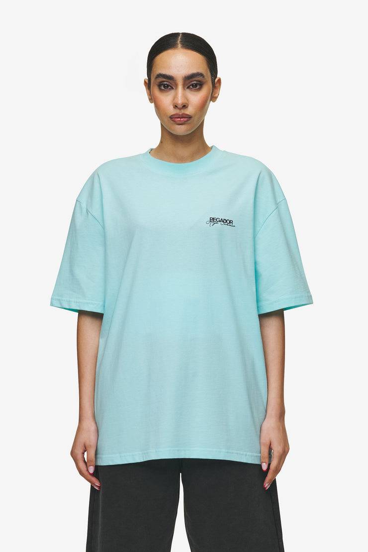 Pegador Patino Oversized Tee Washed Sky Blue Kostenloser Versand