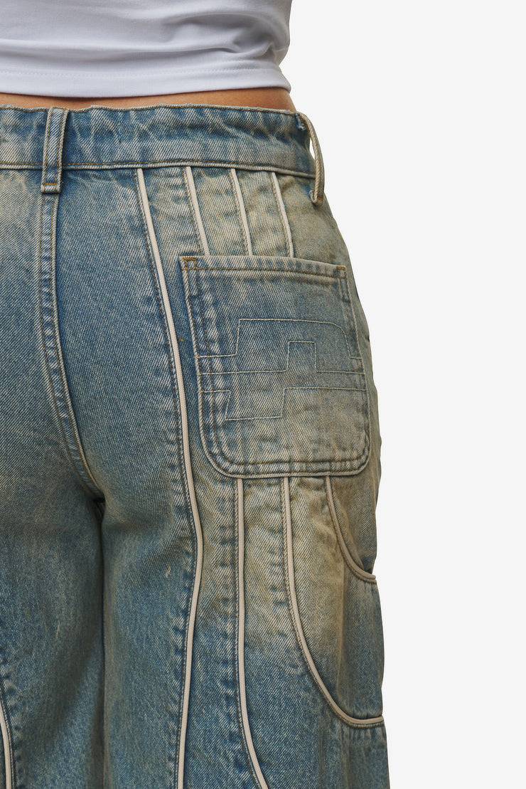 Pegador Treasure Jorts Vintage Blue Fabrik Onlineshop