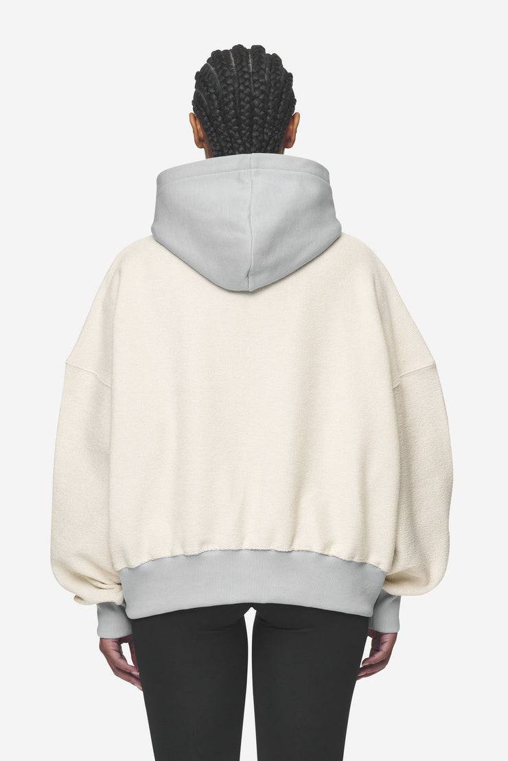 Pegador Estela Inside-Out Oversized Hoodie Coast Sand Sky Grey Fabrikpreis
