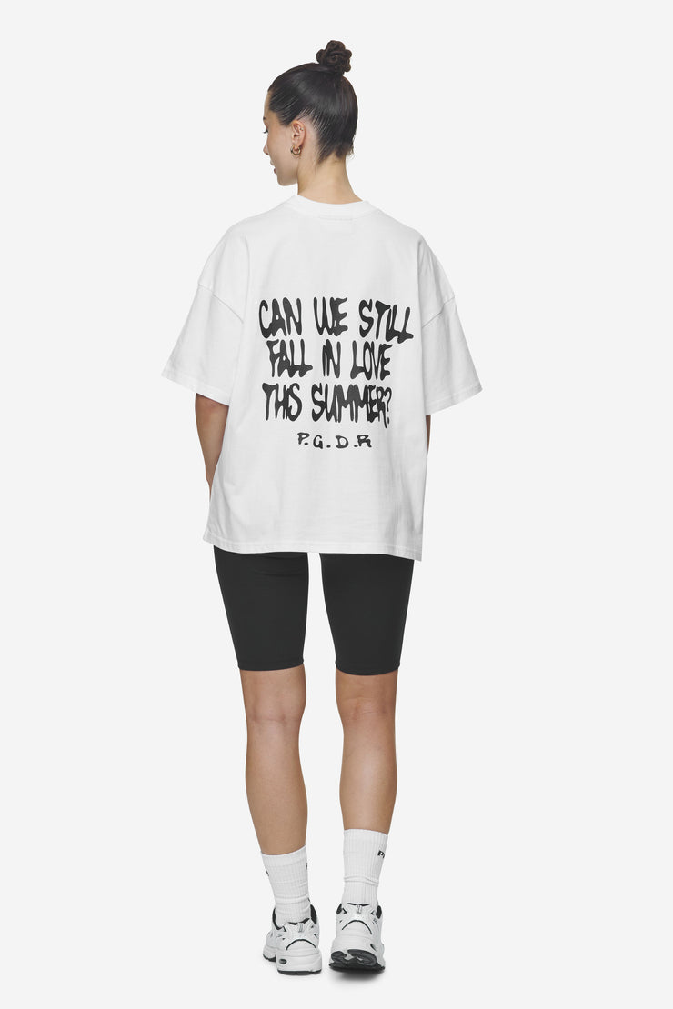 Pegador Ramira Heavy Oversized Tee White Sonderangebot