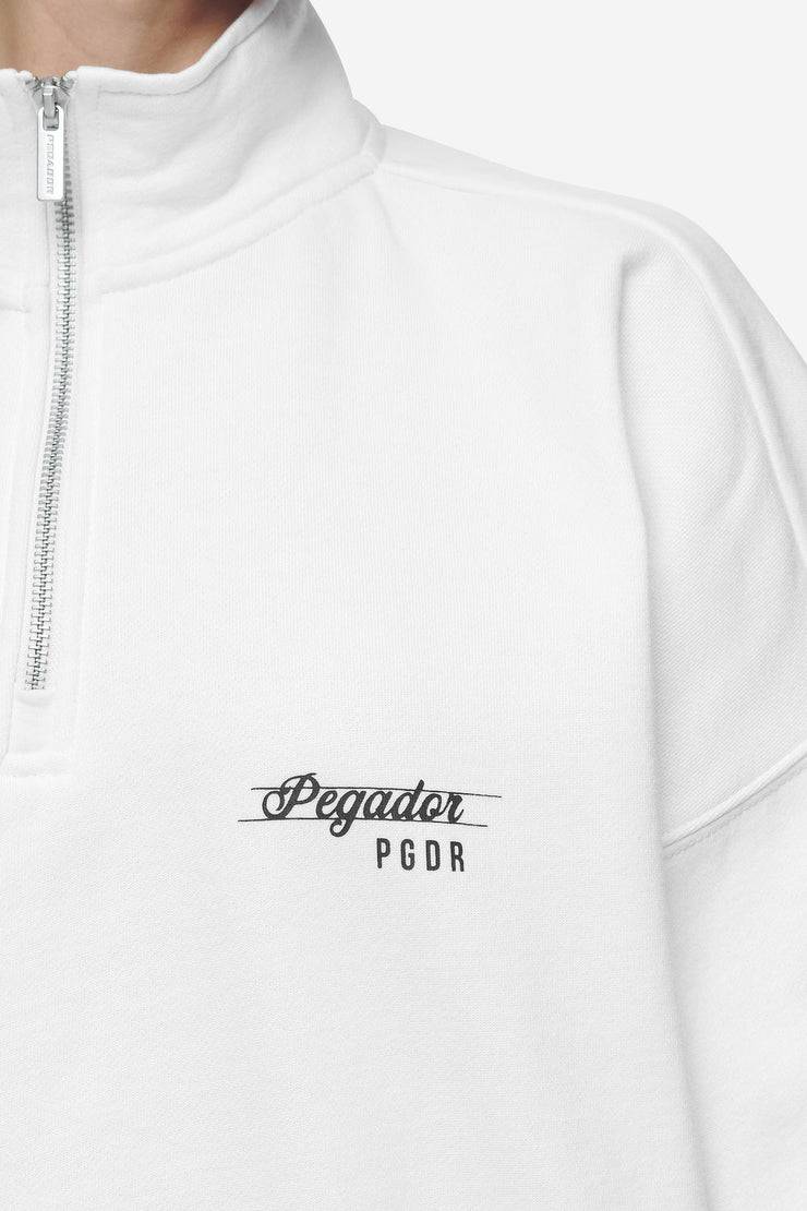 Pegador Luz Oversized Halfzip Sweater White Versandkostenfrei
