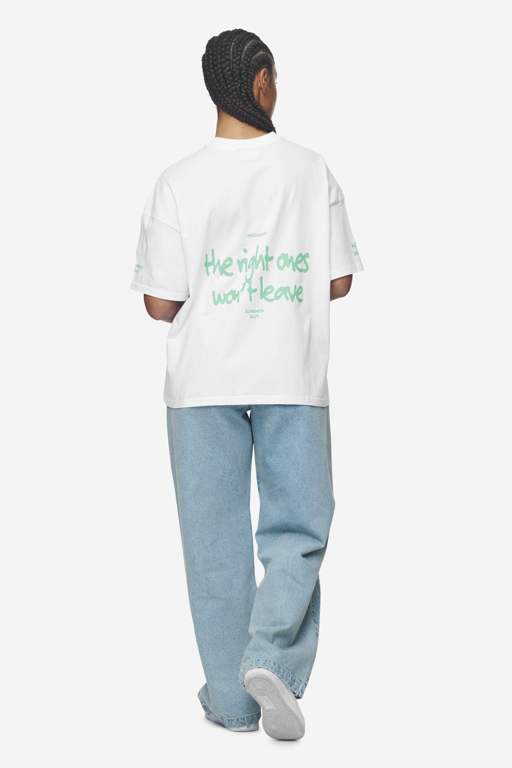Pegador Aleja Heavy Oversized Tee White Flash Sale