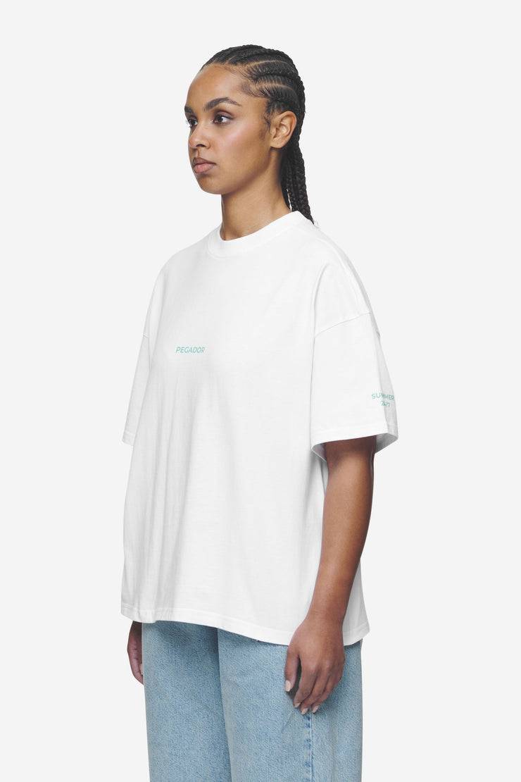 Pegador Aleja Heavy Oversized Tee White Flash Sale