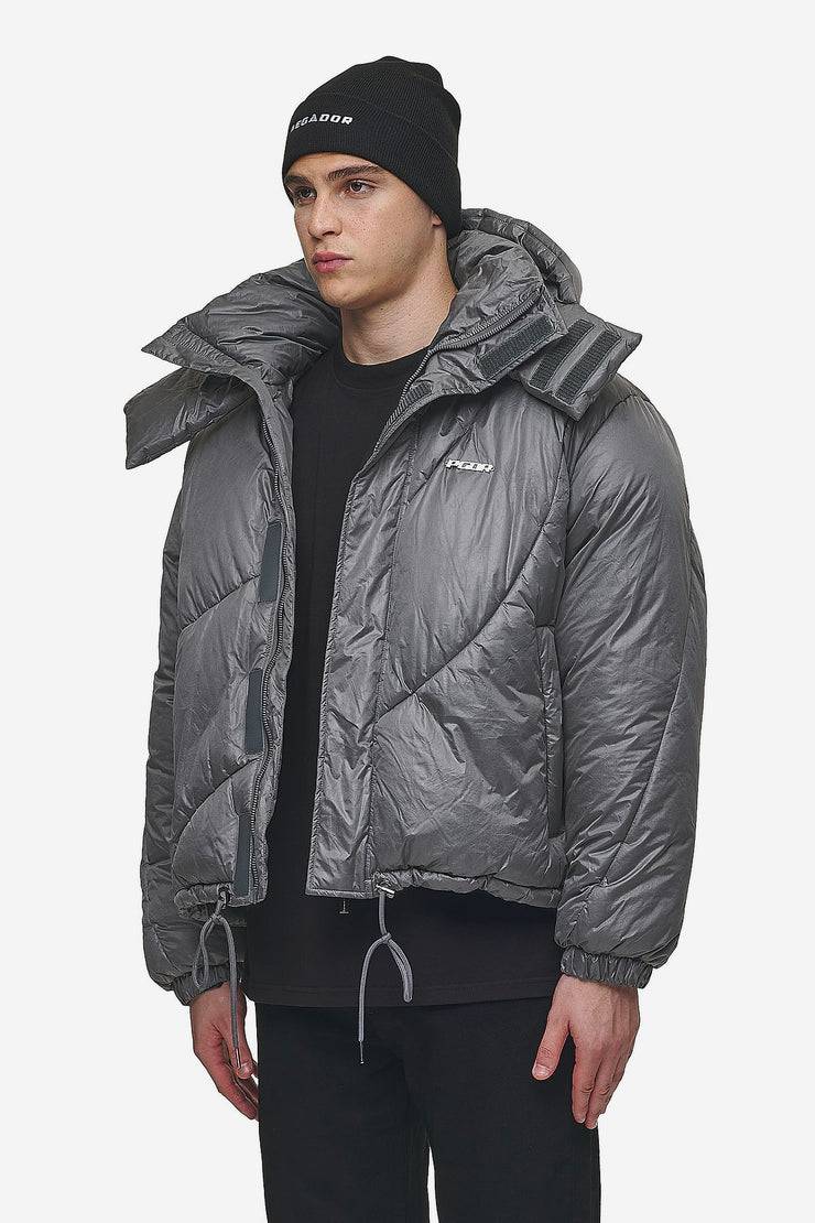 Pegador Henry Vintage Oversized Puffer Jacket Anthracite Weihnachtsangebot