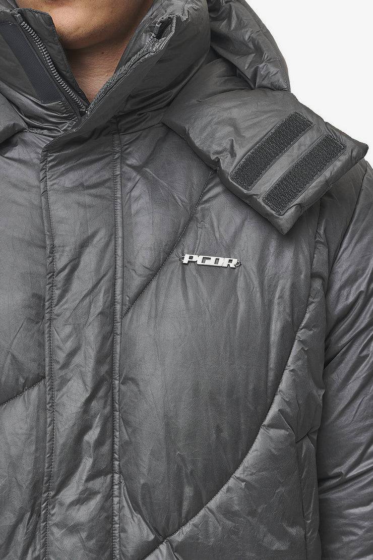 Pegador Henry Vintage Oversized Puffer Jacket Anthracite Weihnachtsangebot